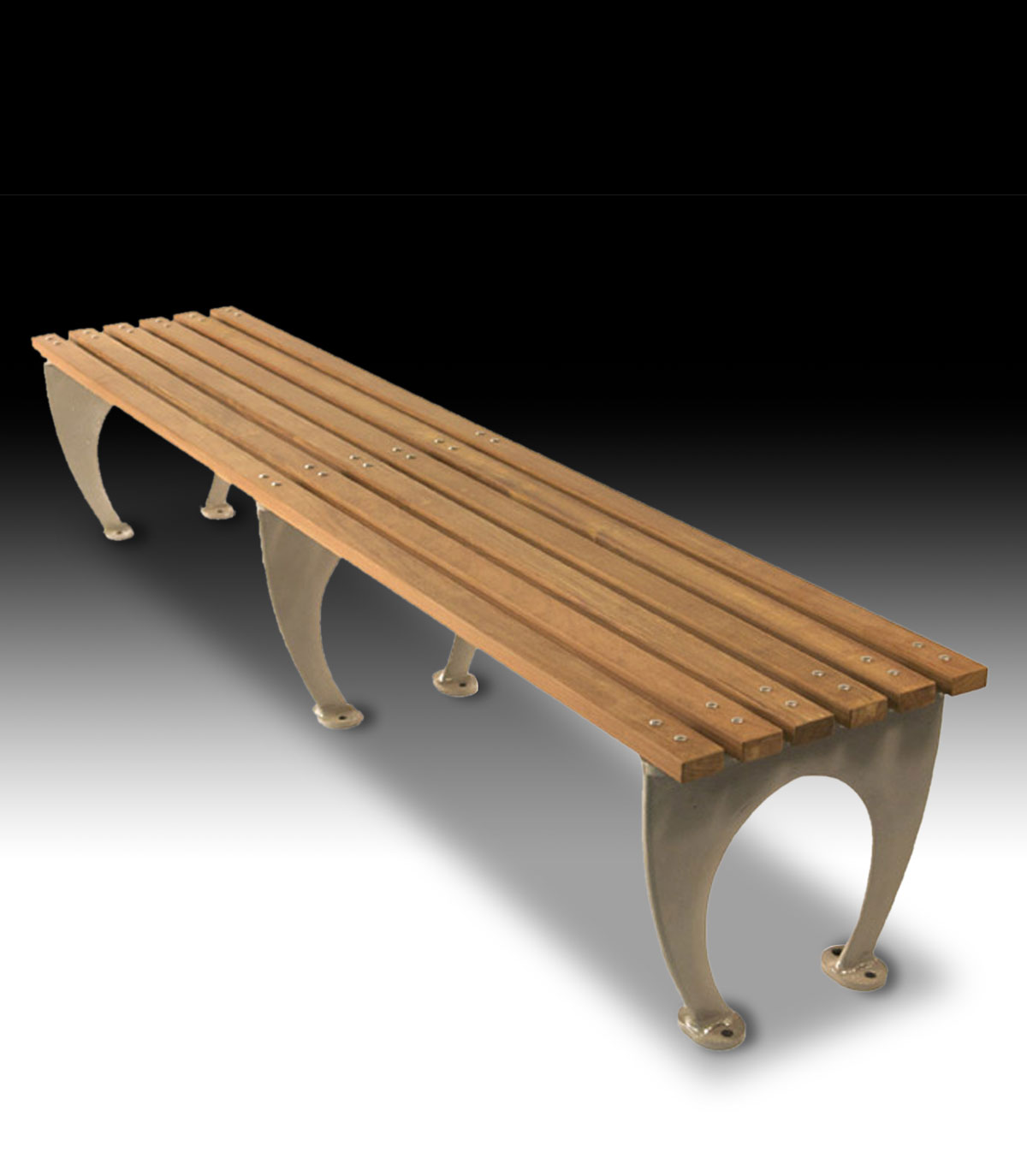 CC920 1964 Backless Bench4 Feet No PLaque